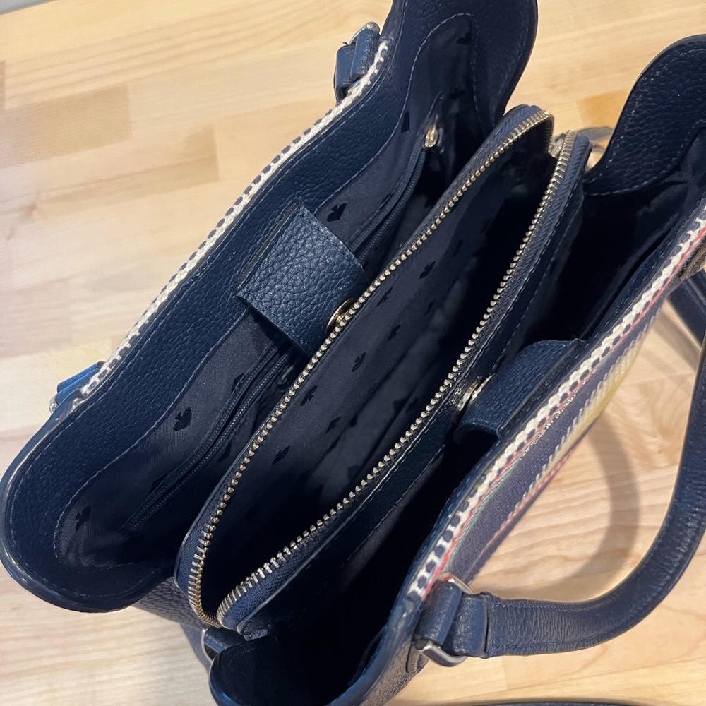 Navy Multi-Stripe Tote Bag - Women - Picture 6 of 12